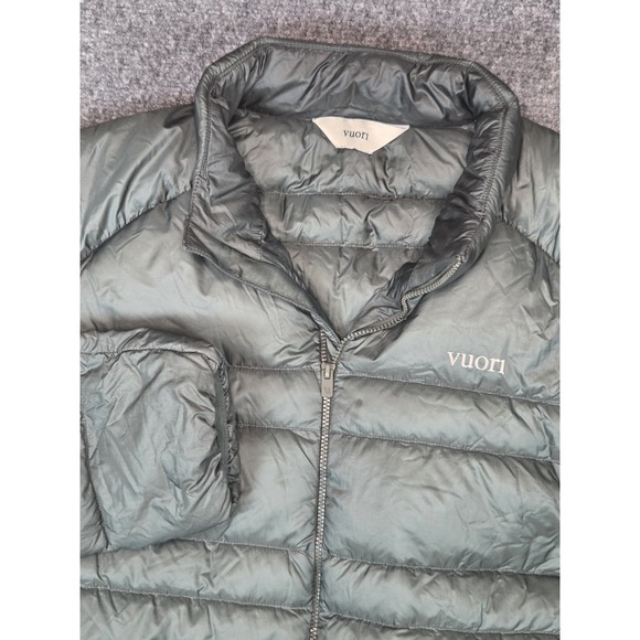 Vuori Other - Vuori Coordinate Down Jacket Mens L Green Full Zip